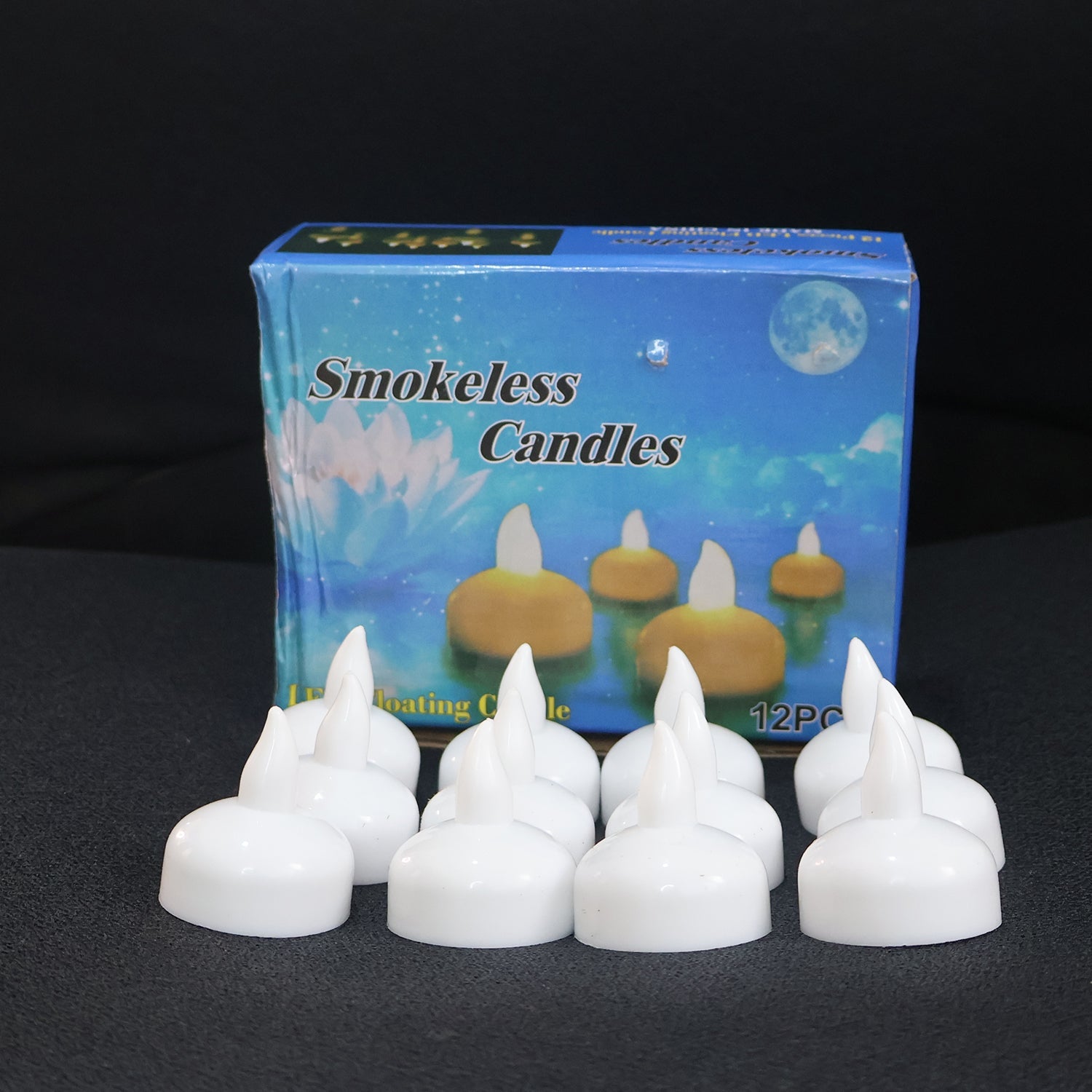 LED Floating Smokeless Candles (12 Pc) LED Floating Smokeless Candles (12 Pc)
